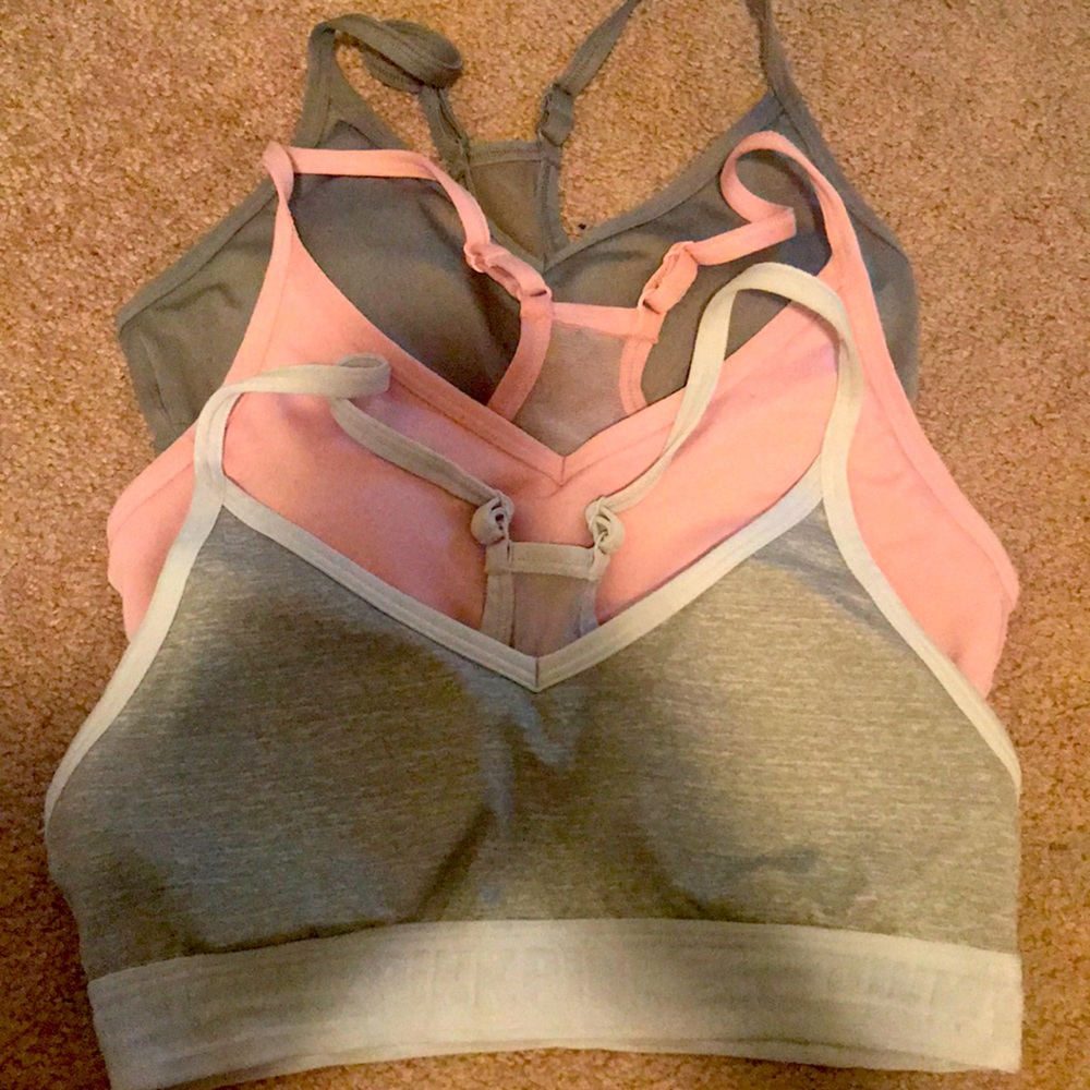 Lot of 3 VS Pink Sports bras